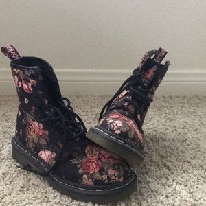 Floral Doc Martens